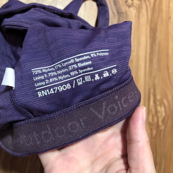 OV Move Free Crop Top in Purple Sold Out Color, S - Picture 5 of 6